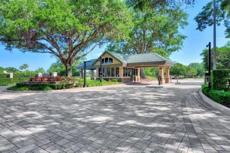 Laurel Oak Estates Homes in Sarasota, FL. - Guard Gate House