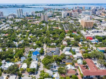 Laurel Park Homes in Sarasota, FL. - Aerial