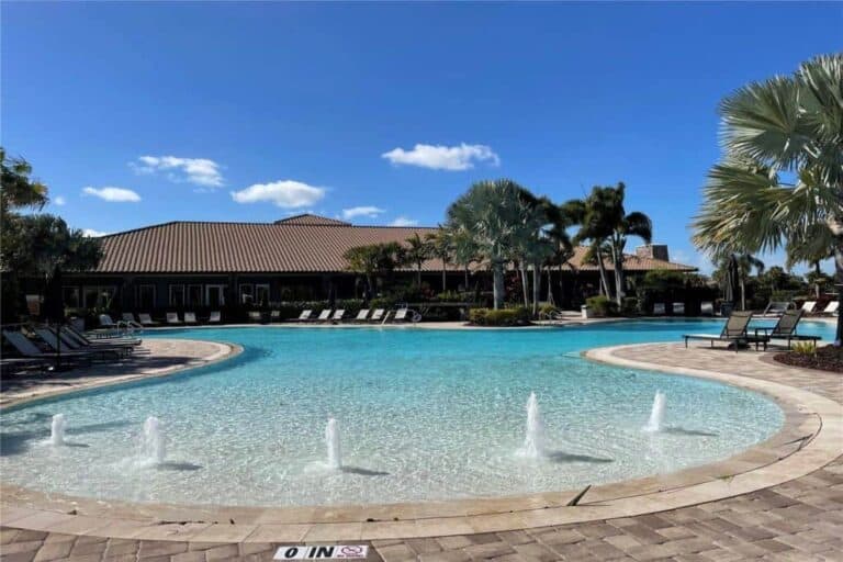 Legacy Estates Homes in Palmer Ranch Sarasota, FL. - Zero Entry Pool