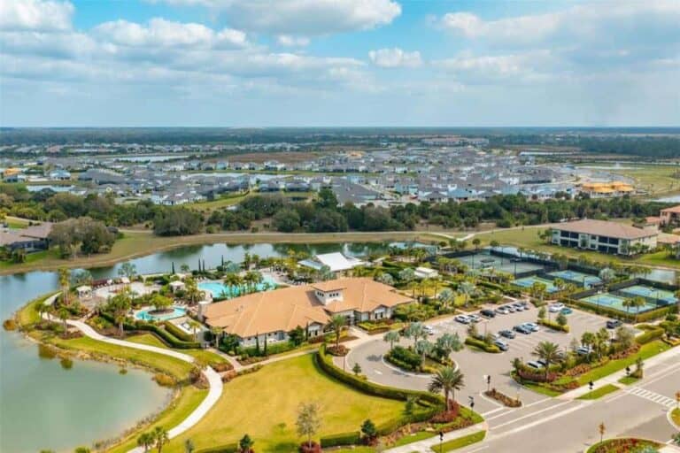 Legacy Estates Homes in Palmer Ranch Sarasota, FL. - Aerial