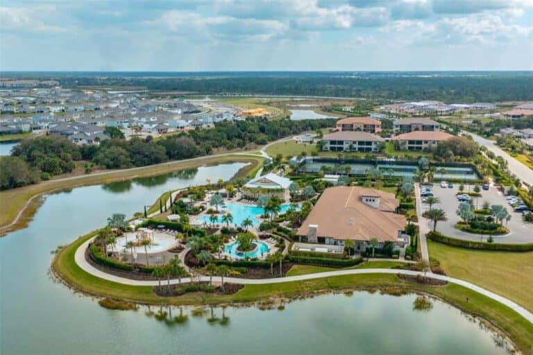 Legacy Estates Homes in Palmer Ranch Sarasota, FL. - Aerial