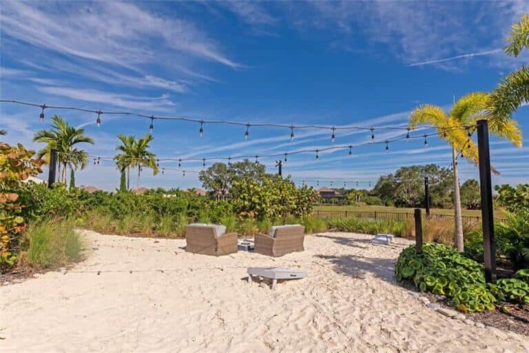 Legacy Estates Homes in Palmer Ranch Sarasota, FL. - Cornhole Game