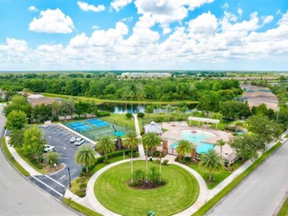 Lexington Homes in Parrish, FL. - Amenity Center Aerial