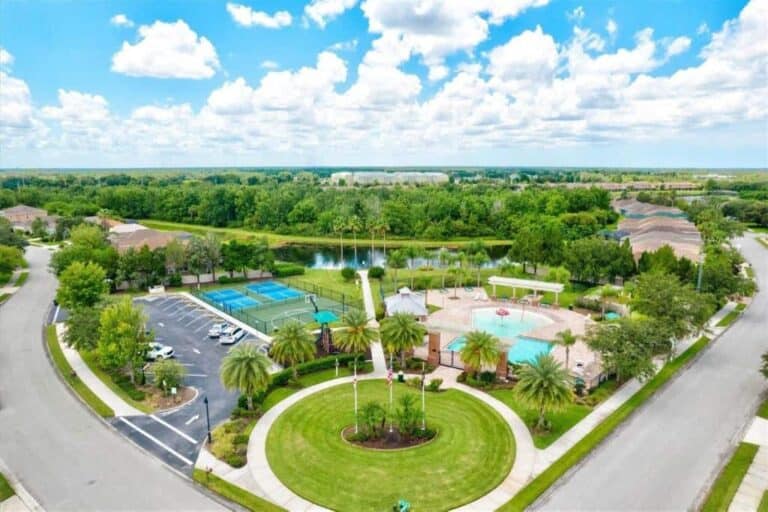 Lexington Homes in Parrish, FL. - Amenity Center Aerial