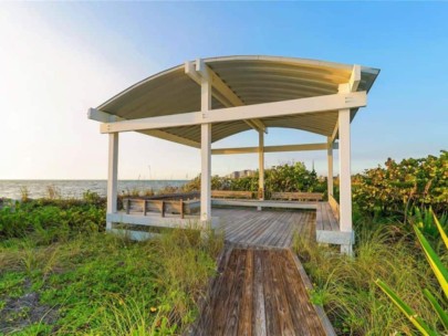 Lido C Homes on Lido Key, FL. - Aerial