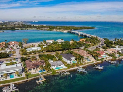 Lido C Homes on Lido Key, FL. - Aerial