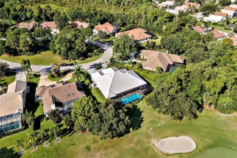 Links At Palm Aire Homes in Sarasota, FL. - Aerial