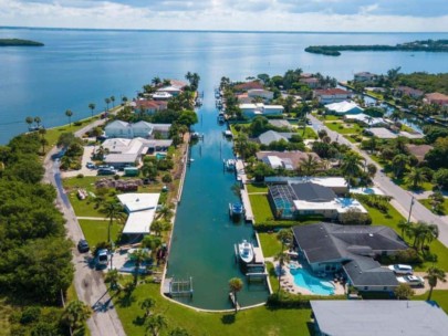 Longboat Key Estates Homes in Sarasota, FL. - Community Aerial