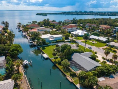 Longboat Key Estates Homes in Sarasota, FL. - Community Aerial