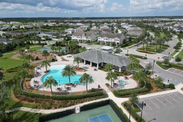 Mallory Park Homes in Lakewood Ranch, FL. - Aerial