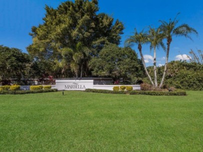 Marbella Homes in Palmer Ranch Sarasota FL. - Entrance Sign