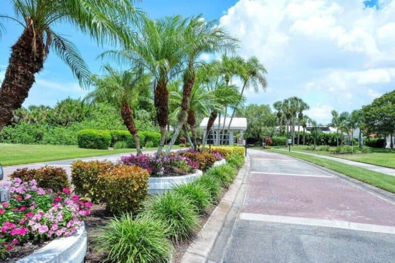Marbella Homes in Palmer Ranch Sarasota FL. - Entrance