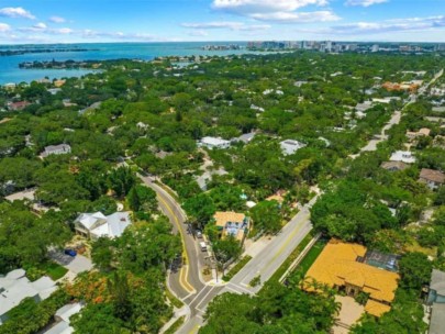 McClellan Park Homes in Sarasota, FL. - Aerial