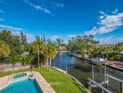 Midnight Harbor Homes in Siesta Key, FL. - Canal