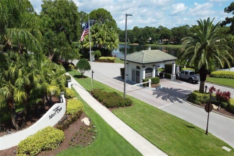 Misty Creek Homes in Sarasota, FL. - Gated Entry
