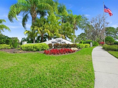 Misty Creek Homes in Sarasota, FL. - Entrance Sign