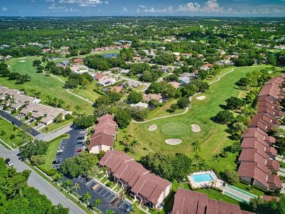 Misty Oaks Homes in Palm Aire Sarasota, FL. - Aerial