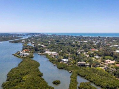 North Harbor Homes in Siesta Key, FL. - Aerial