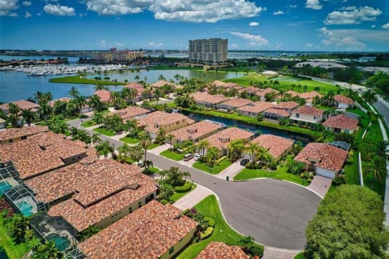 Northshore At Riviera Dunes Homes in Palmetto FL. - Neighborhood Aerial