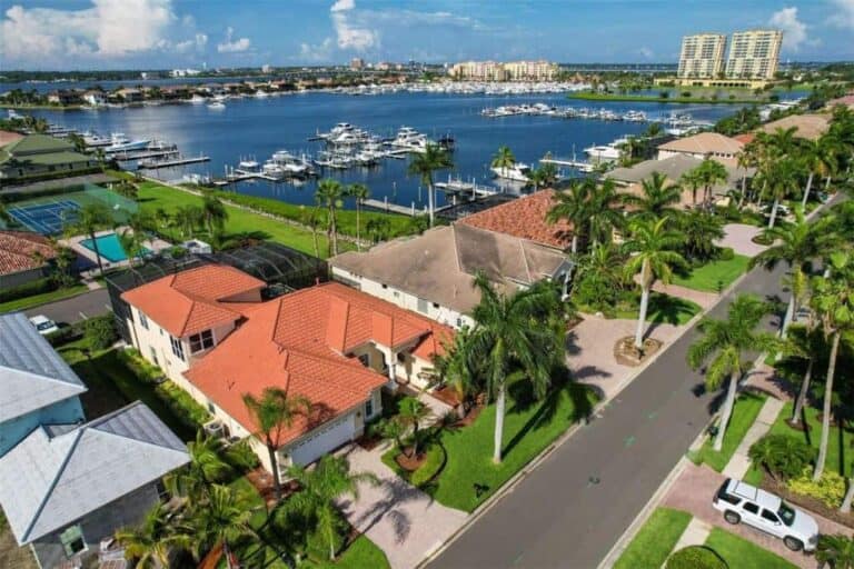 Northshore At Riviera Dunes Homes in Palmetto FL. - Aerial