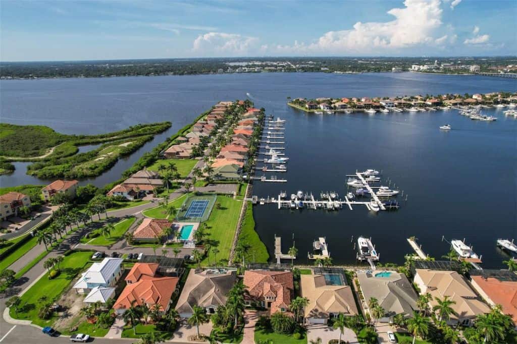 Northshore At Riviera Dunes Homes in Palmetto FL. - Aerial