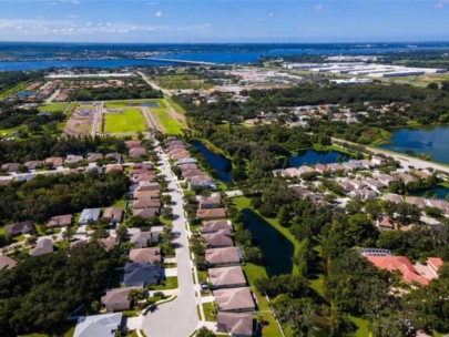 Oakley Place Homes in Ellenton, FL. - Aerial