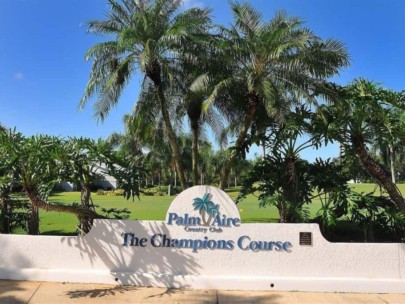 Palm Aire Golf Course Homes in Sarasota, FL. - PAlm Aire Country Club Sign