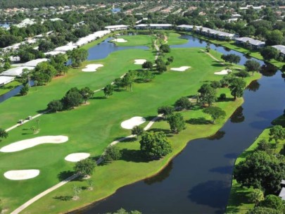 Palm Aire Golf Course Homes in Sarasota, FL. - Golf Course Aerial