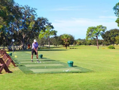 Palm Aire Golf Course Homes in Sarasota, FL. - Golfer on the course