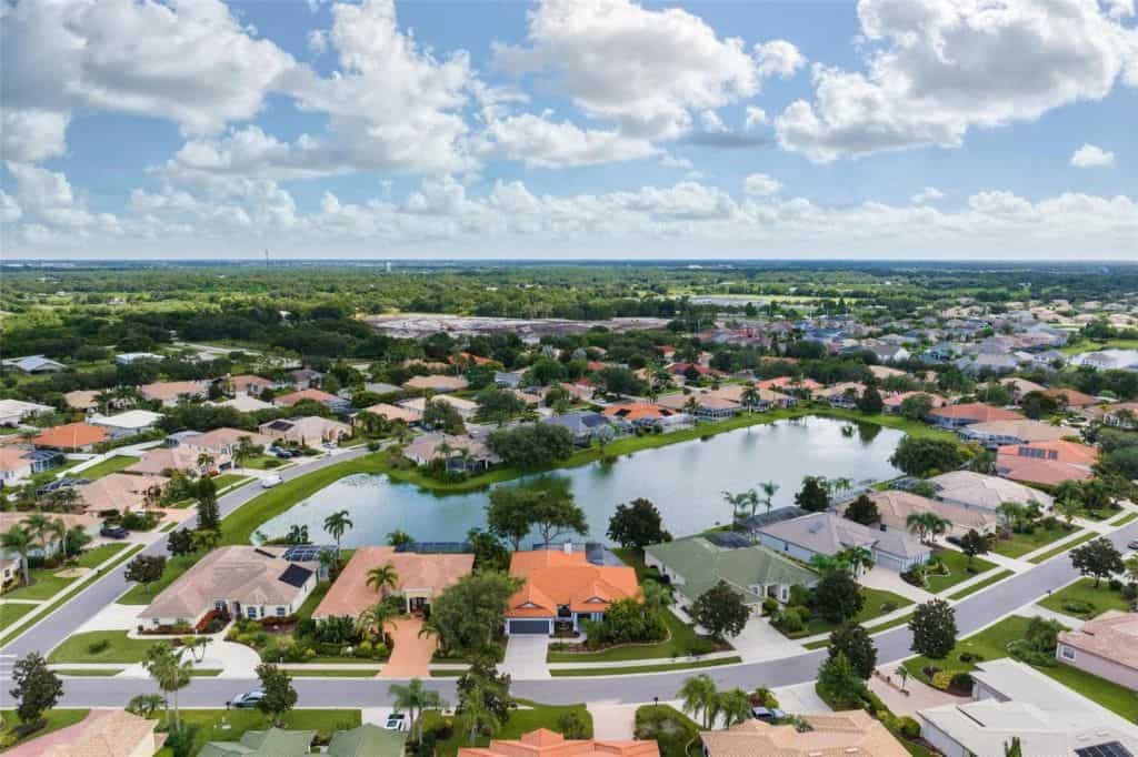 Palmer Glen Homes in Sarasota, FL. - Aerial