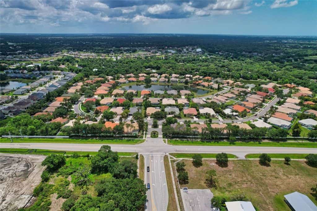 Palmer Glen Homes in Sarasota, FL. - Aerial