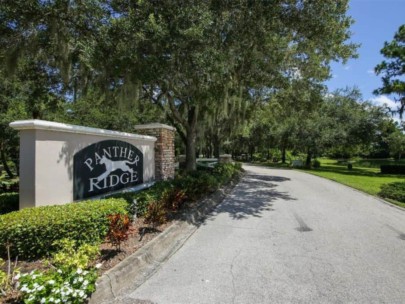 Panther Ridge Homes in Bradenton, FL. - Entrance Sign