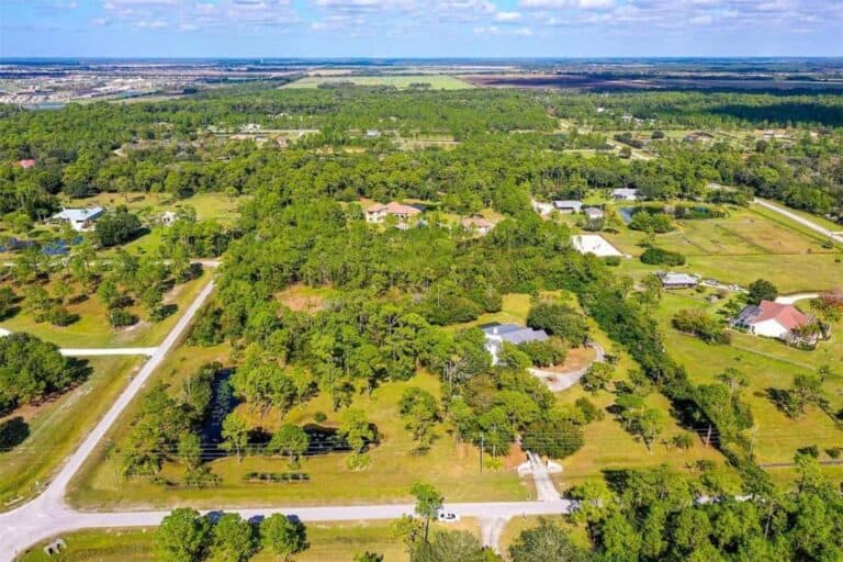 Panther Ridge Homes in Bradenton, FL. - Aerial