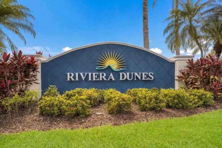 Peninsula At Riviera Dunes Homes in Palmetto, FL. - Entrance Sign