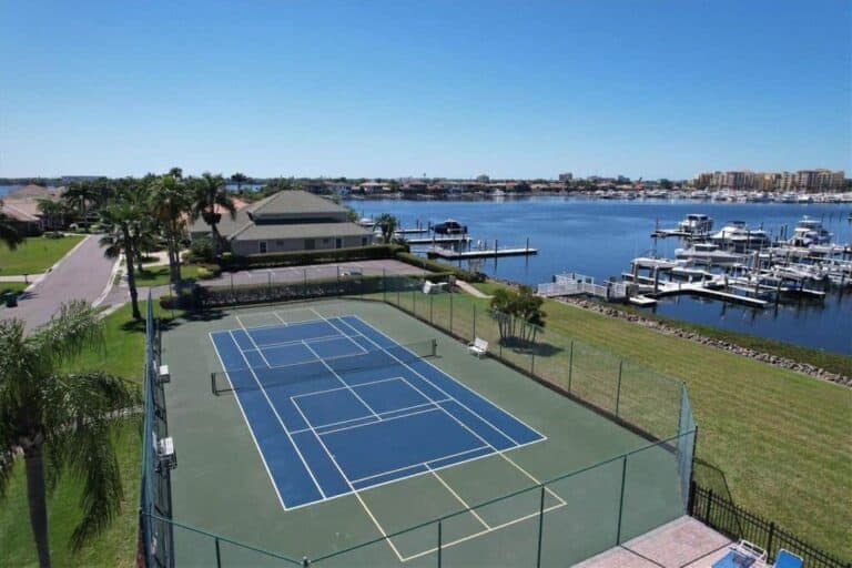 Peninsula At Riviera Dunes Homes in Palmetto, FL. - Amenity Center Aerial