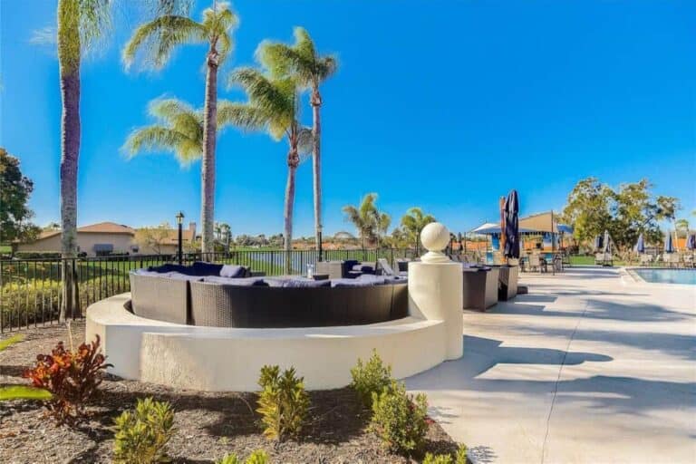 Peridia Homes in Bradenton, FL. - Clubhouse Patio