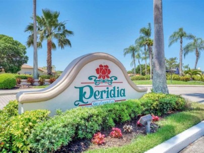 Peridia Homes in Bradenton, FL. - Entrance Sign