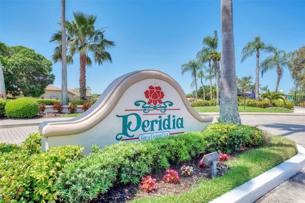 Peridia Homes in Bradenton, FL. - Entrance Sign