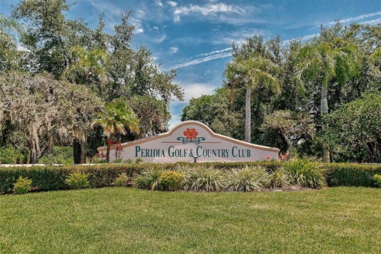 Peridia Homes in Bradenton, FL. - Entrance Sign