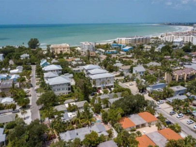 Point of Rocks Homes in Siesta Key, FL. - Waterfront Aerial