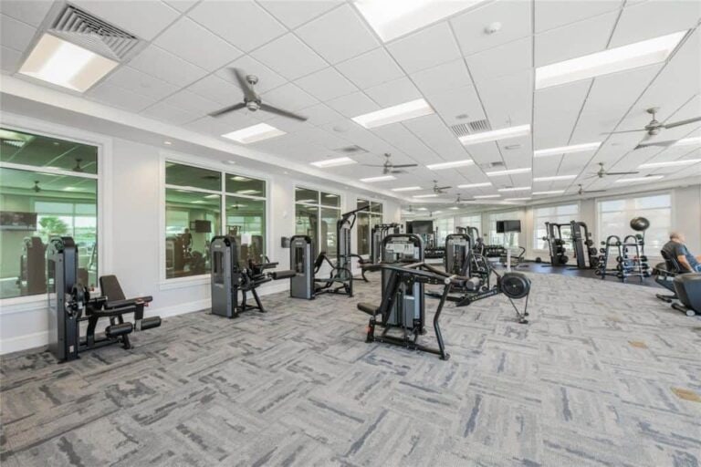 Polo Run Homes in Lakewood Ranch, FL. - Fitness Room
