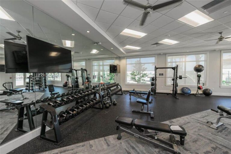 Polo Run Homes in Lakewood Ranch, FL. - Fitness Room
