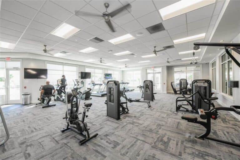 Polo Run Homes in Lakewood Ranch, FL. - Fitness Room