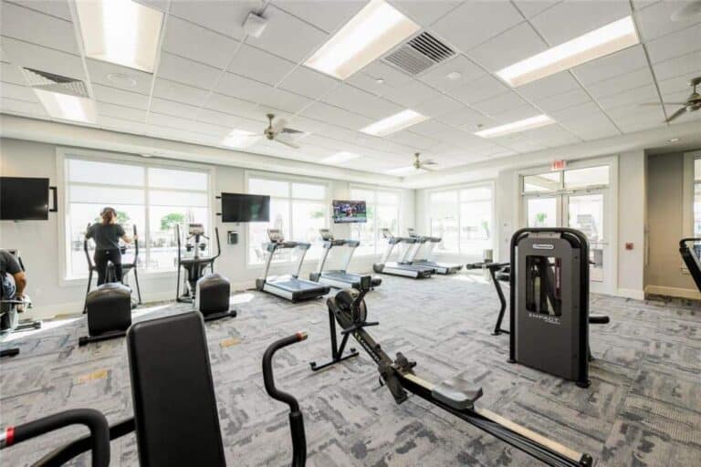 Polo Run Homes in Lakewood Ranch, FL. - Fitness Room