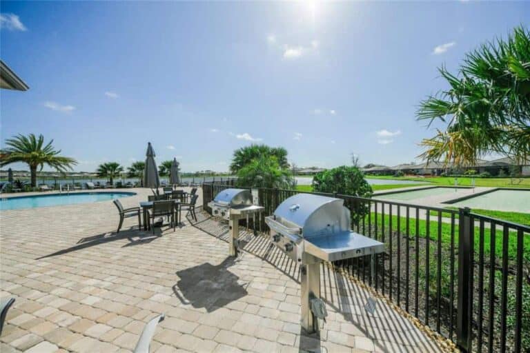Polo Run Homes in Lakewood Ranch, FL. - BBQ Area