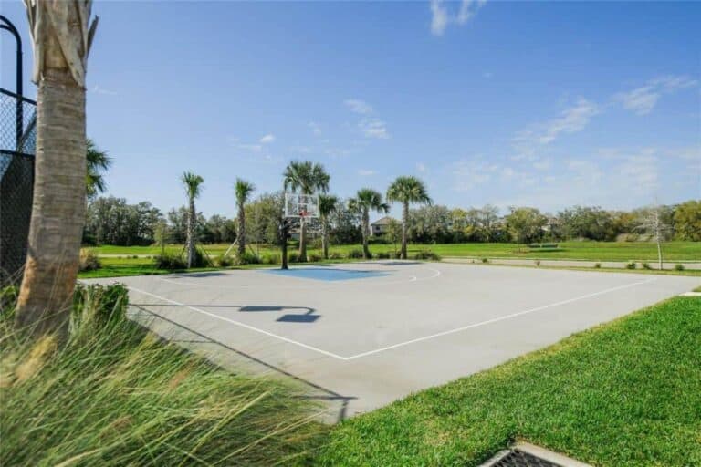Polo Run Homes in Lakewood Ranch, FL. - Basketball Court