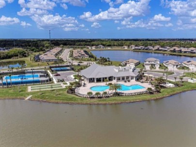 Polo Run Homes in Lakewood Ranch, FL. - Amenity Center Aerial