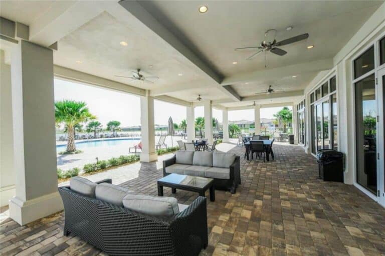 Polo Run Homes in Lakewood Ranch, FL. - Covered Patio