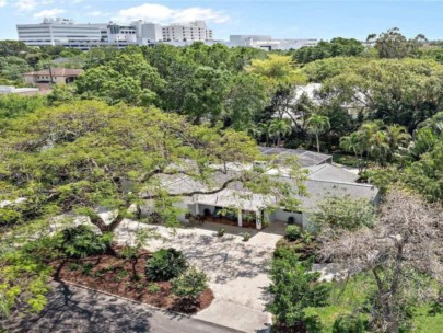 Pomelo Place Homes in Sarasota, FL. - Aerial & House