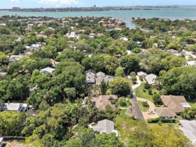 Pomelo Place Homes in Sarasota, FL. - Aerial